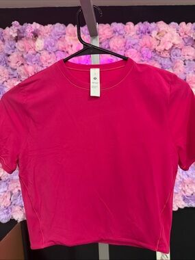 lululemon athletica Short Sleeve Crewneck Top - Fuchsia